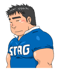 sports,Senior Aota and his junior Akao. sticker #10735680