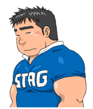 sports,Senior Aota and his junior Akao. sticker #10735680