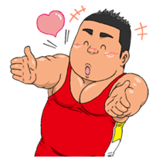 sports,Senior Aota and his junior Akao. sticker #10735682