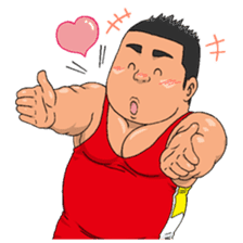 sports,Senior Aota and his junior Akao. sticker #10735682