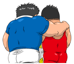 sports,Senior Aota and his junior Akao. sticker #10735685