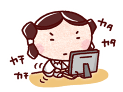 "yayoi-chan" Sticker 2 sticker #10735706