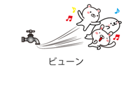 Rabbit and fun animals balloon sticker #10735760