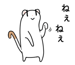 cute ermine sticker #10736284