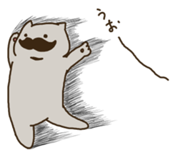 thokoneko& beard sticker #10736695