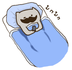 thokoneko& beard sticker #10736713