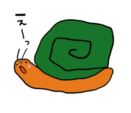 denden snail sticker #10736856