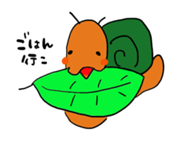 denden snail sticker #10736863