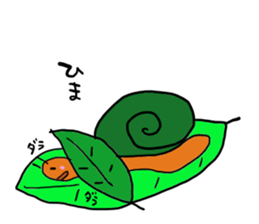 denden snail sticker #10736867