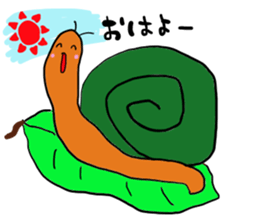 denden snail sticker #10736871