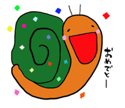 denden snail sticker #10736873