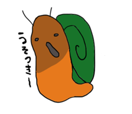 denden snail sticker #10736881
