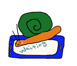 denden snail sticker #10736882