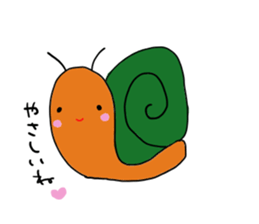 denden snail sticker #10736883
