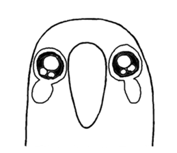 talking parrot sticker #10737308