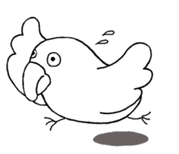 talking parrot sticker #10737310