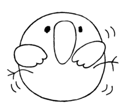 talking parrot sticker #10737322