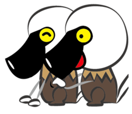 A-Che monkey appeared sticker #10737766