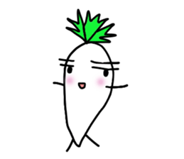 LIFE OF JAPANESE RADISH sticker #10738288