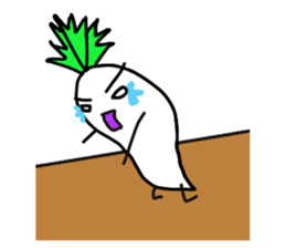 LIFE OF JAPANESE RADISH sticker #10738290