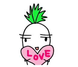 LIFE OF JAPANESE RADISH sticker #10738292