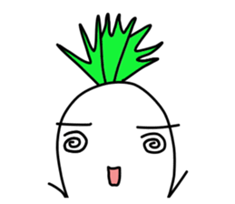 LIFE OF JAPANESE RADISH sticker #10738296