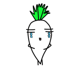 LIFE OF JAPANESE RADISH sticker #10738298