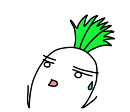 LIFE OF JAPANESE RADISH sticker #10738299