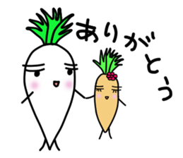 LIFE OF JAPANESE RADISH sticker #10738300