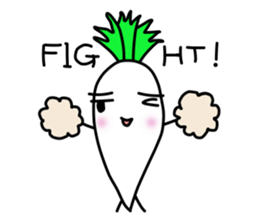 LIFE OF JAPANESE RADISH sticker #10738301