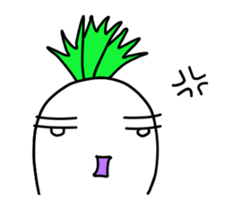LIFE OF JAPANESE RADISH sticker #10738303