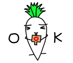 LIFE OF JAPANESE RADISH sticker #10738304