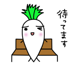 LIFE OF JAPANESE RADISH sticker #10738313