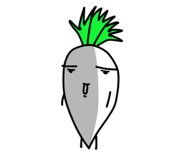 LIFE OF JAPANESE RADISH sticker #10738314