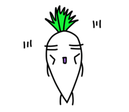 LIFE OF JAPANESE RADISH sticker #10738316