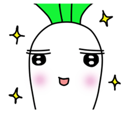 LIFE OF JAPANESE RADISH sticker #10738323