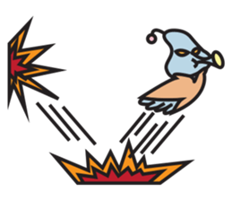 alien squid and squirrel friends sticker #10738342