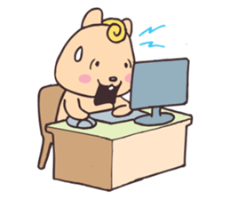 alien squid and squirrel friends sticker #10738345