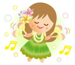 Pleasant Hula Girls sticker #10738505