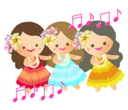 Pleasant Hula Girls sticker #10738516