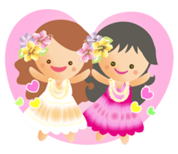 Pleasant Hula Girls sticker #10738525