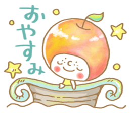 Apple girl sticker sticker #10738570