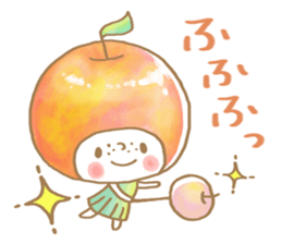 Apple girl sticker sticker #10738600