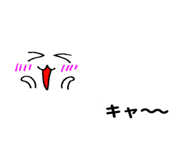 Pop-out White pet sticker #10738877