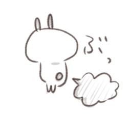 pyon pyon rabbit sticker #10739842