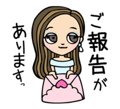 It can be used!Pregnant woman's Sticker! sticker #10740168