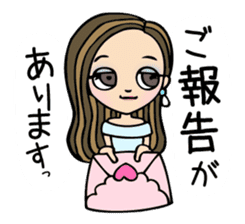 It can be used!Pregnant woman's Sticker! sticker #10740168