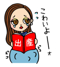 It can be used!Pregnant woman's Sticker! sticker #10740185