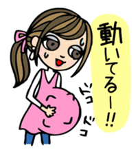 It can be used!Pregnant woman's Sticker! sticker #10740190