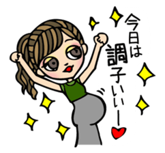 It can be used!Pregnant woman's Sticker! sticker #10740192